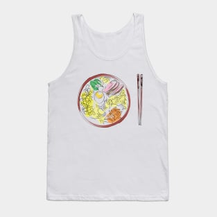 Ramen Noodle Soup design Tank Top